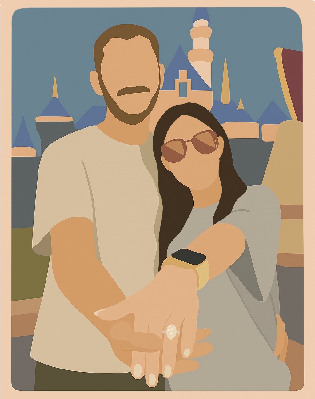 Anthony & Alyssa — Digital Illustration