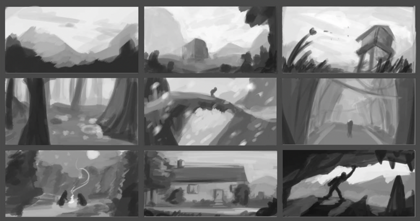 Environment Thumbnails — Pencil