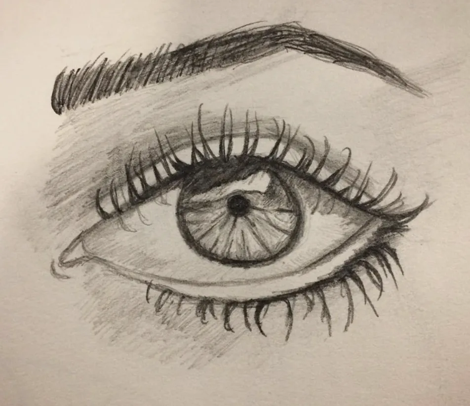 Eye Sketch — Pencil Sketch