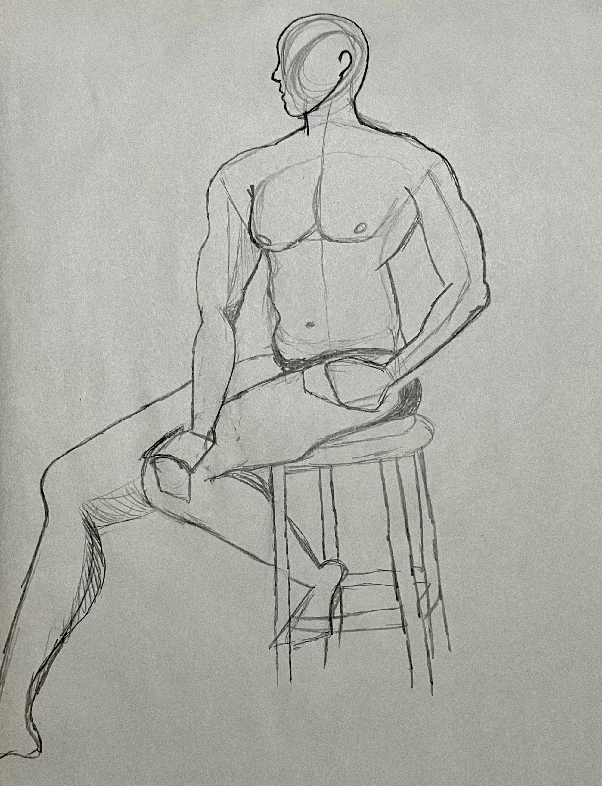 Figure Study — Graphite