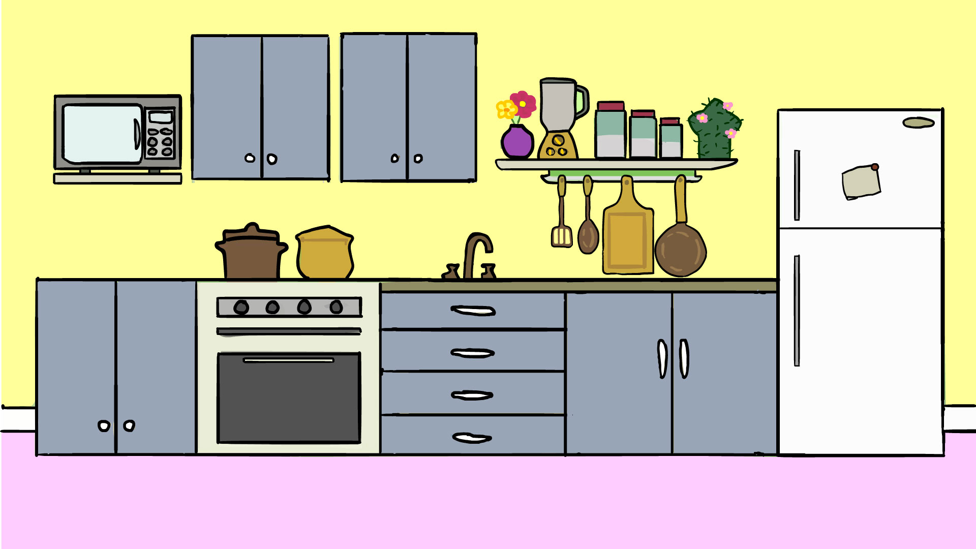 Kitchen Background — Background Design